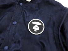 Load image into Gallery viewer, A Bathing Ape Reversible Blue Camo Hooded Bomber Jacket - M
