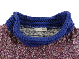 Bottega Veneta Red Heather Multi Colour Knit Sweater - M