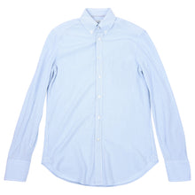 Load image into Gallery viewer, Brunello Cucinelli Blue and White Striped Button Down Oxford - L
