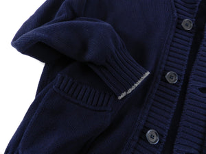 Brunello Cucinelli Navy Knit Button up Cardigan - 38 