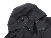 Load image into Gallery viewer, C.P. Company Black Down Parka With Built-in Goggles  - XXL
