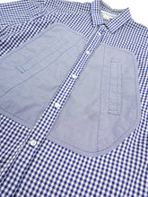 Load image into Gallery viewer, CDG Shirt Check Shirt Blue/White Small
