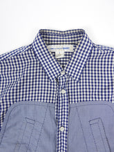 Load image into Gallery viewer, CDG Shirt Check Shirt Blue/White Small
