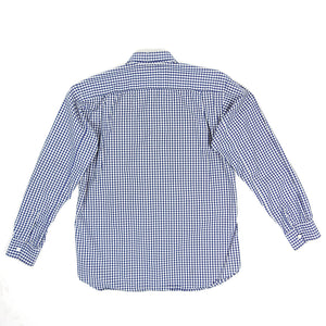 CDG Shirt Check Shirt Blue/White Small