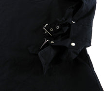Load image into Gallery viewer, Comme Des Garcons Homme Black Button up Shirt with Buckle Cuffs - L
