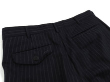 Load image into Gallery viewer, Comme des Garcons Homme Plus Navy Pinstripe Wool Suit - L
