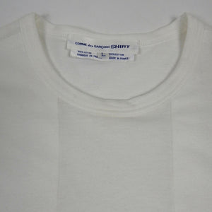 CDG Shirt Layered Tee White Large