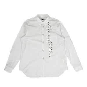Comme Des Garcon Homme Plus 2012 Stud Shirt White Large