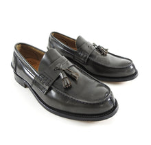 Load image into Gallery viewer, Church’s Dark Grey Tassel Slip on Loafer Shoes
