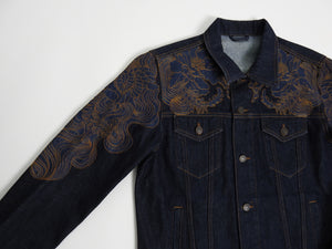 Dries Van Noten Embroidered Denim Jacket Medium