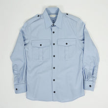 Load image into Gallery viewer, Dries Van Noten Blue Military Shirt Blue

