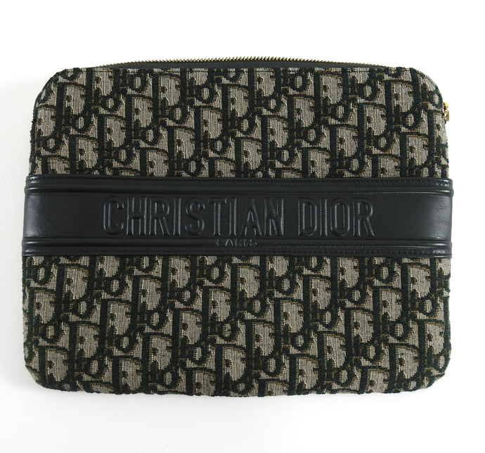 Christian Dior Homme Dark Green Trotteur Monogram Ipad Mini Case