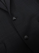 Load image into Gallery viewer, Dolce &amp; Gabbana Black Micro Stripe Cashmere Blend Blazer - 40

