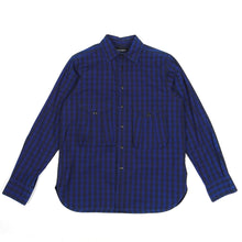 Load image into Gallery viewer, Eastlogue Check Shirt Blue Medium
