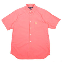 Load image into Gallery viewer, Fred Perry x CDG Short Sleeve Shirt Pink Medium
