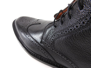 Florsheim by Duckie Brown Black Leather Oxford Lace up Ankle Boots - 10