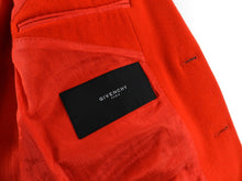 Load image into Gallery viewer, Givenchy Fall 2012 Red Wool Two Button Slim Fit Blazer- 36
