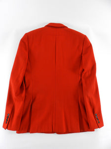Givenchy Fall 2012 Red Wool Two Button Slim Fit Blazer- 36