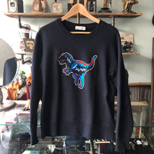 Load image into Gallery viewer, Coach Navy Dinosaur Graphic Crewneck Sweater - S
