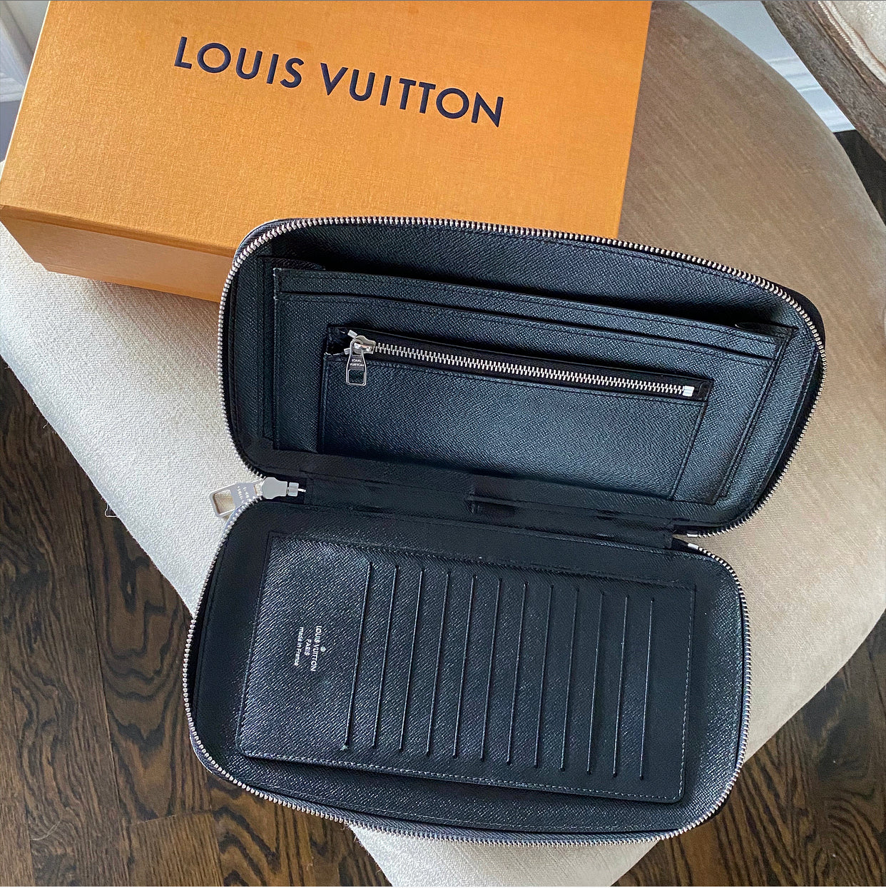 Louis Vuitton Damier Graphite XL Zippy Organizer Wallet – I Miss You MAN