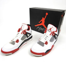 Load image into Gallery viewer, Jordan 4 2012 Retro White/Red Size 10
