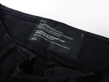 Load image into Gallery viewer, Julius Fall 2012 Cropped Black Cargo Pocket Trousers with Raw Edges - XS
