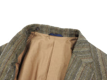 Load image into Gallery viewer, Kenzo Tan Herringbone Blazer with Detachable Hood - XL
