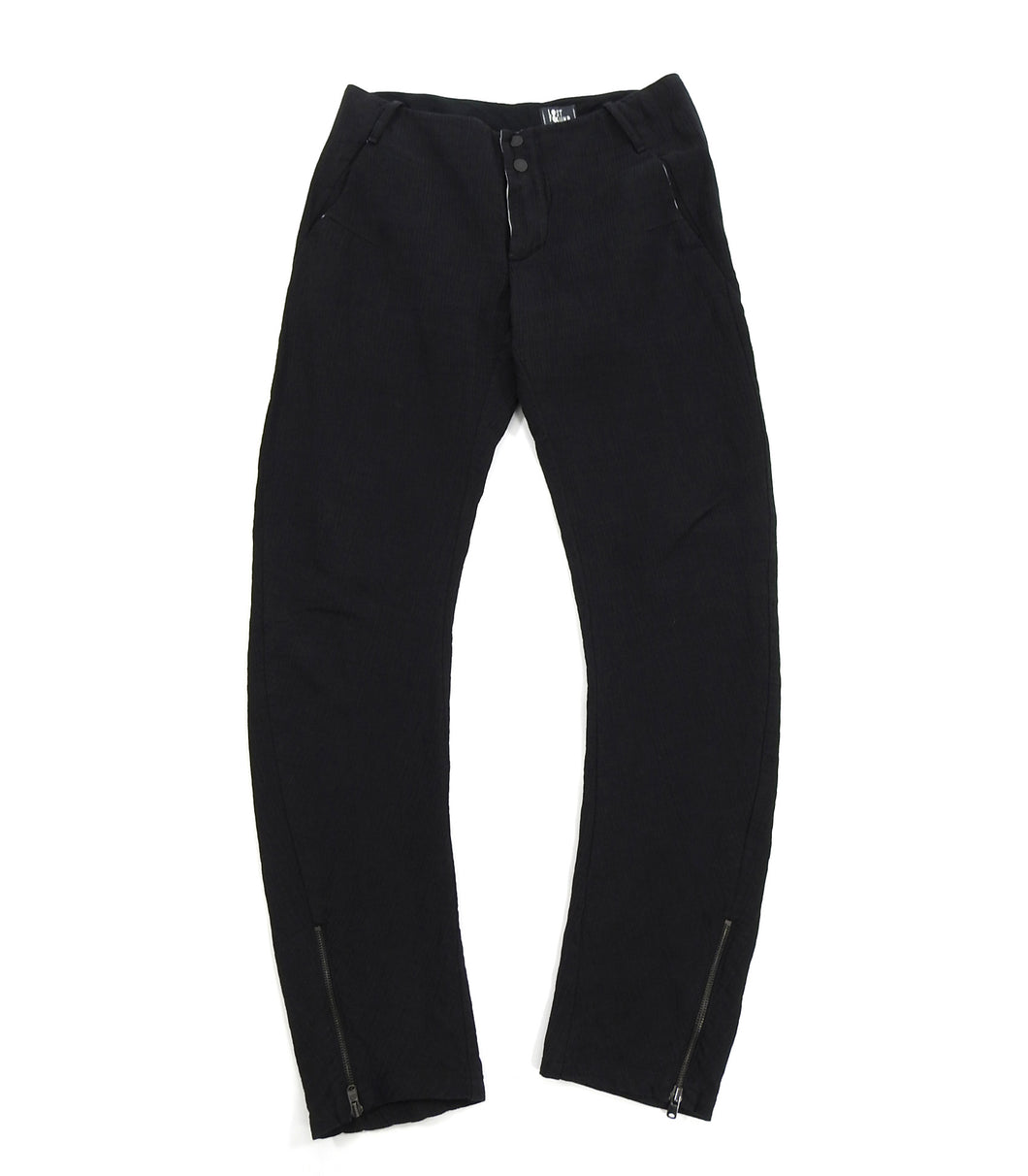 Lost and Found Ria Dunn Black Heavy Twill Cotton Trousers