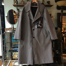 Load image into Gallery viewer, Misbhv Grey Dogtooth Oversized Coat - M
