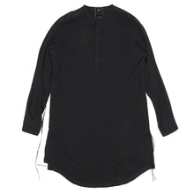 Load image into Gallery viewer, Maharishi Long Pique Cotton Shirt Black Large
