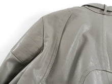 Load image into Gallery viewer, Maison Margiela Light Grey Moto Cafe Racer Jacket - L
