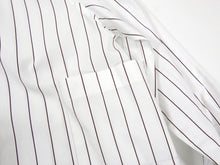 Load image into Gallery viewer, Marni Brown and White Pinstripe Shirt - L
