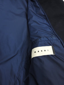 Marni Padded Wool Jacket Navy Size 48
