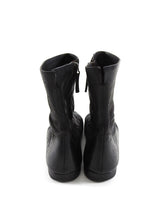 Load image into Gallery viewer, Marsell Black Waxed Suede Side Zip Distressed Boot - 10.5
