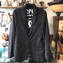 Load image into Gallery viewer, Moschino Couture Black Logo Interior Blazer - 38 
