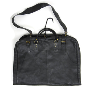 Nike for NBC Vintage Black Leather Garment Bag
