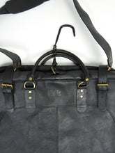 Load image into Gallery viewer, Nike for NBC Vintage Black Leather Garment Bag
