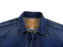 Load image into Gallery viewer, Orslow Indigo Pleated Denim Jacket - S
