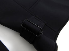 Load image into Gallery viewer, Ovadia &amp; Sons Black Neoprene Moto Jacket - M
