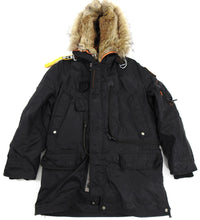 Load image into Gallery viewer, Parajumpers Black Right Hand Down Parka
