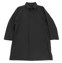 Load image into Gallery viewer, Prada Long Lightweight Black Shell Mac Coat
