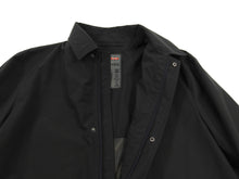 Load image into Gallery viewer, Prada Long Lightweight Black Shell Mac Coat - M
