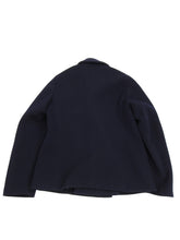 Load image into Gallery viewer, Prada Thick Navy Wool Peacoat - M
