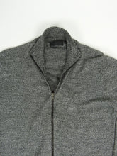 Load image into Gallery viewer, Prada Speckle Zip Up Sweater Grey Size 50
