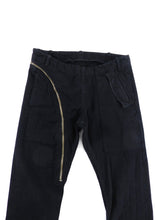 Load image into Gallery viewer, Rick Owens DRKSHDW Asymmetric Zip Black Trousers - XS

