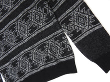Load image into Gallery viewer, Saint Laurent Knit Sweater Black/Grey Small
