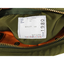Load image into Gallery viewer, Sacai Army Green Nylon Cross-Body Belt Bag.
