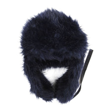 Load image into Gallery viewer, Sacai Faux Fur Hat Navy
