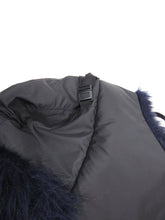 Load image into Gallery viewer, Sacai Faux Fur Hat Navy
