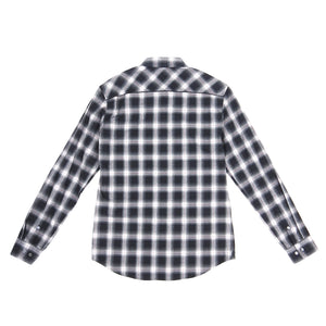 Solid Homme Check Shirt Black/White Size 46
